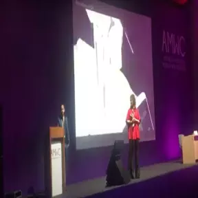 Dr Dubey’s lecture at AMWC, Latin America